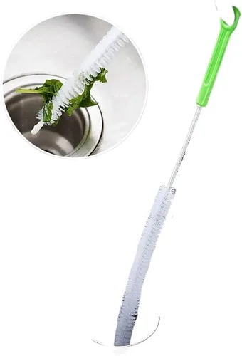 Vista 3 de removedor de obstrucciones de drenaje Cepillo De Limpieza De Alcantarillado Flexible, Herramientas De Dragado De Tuberías, Drenaje De Suelo De Baño