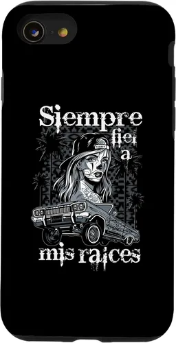 Vista 18 de iPhone 16 Chicana Style Lowrider Ropa Mujeres Mexicano-Americana Latina Case