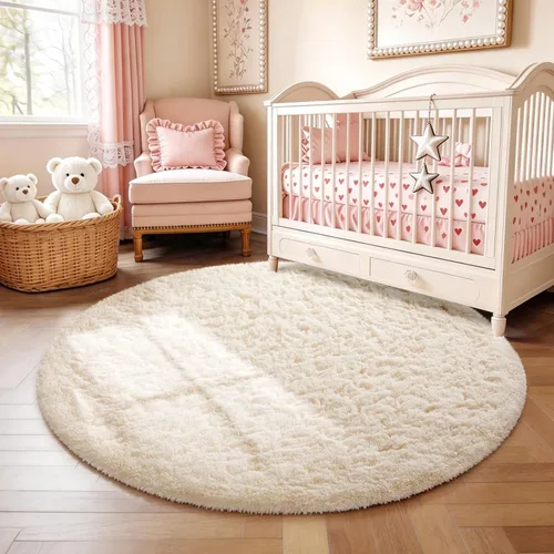 Vista 61 de Ophanie - Alfombras para sala de estar, antideslizante y suave, de felpa grandes y peludas para dormitorio, peludas para niños y niñas, decoración