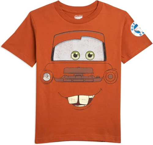 Vista 4 de Disney Pixar Cars Tow Mater Lightning McQueen - Paquete de 3 camisetas para bebés y niños grandes
