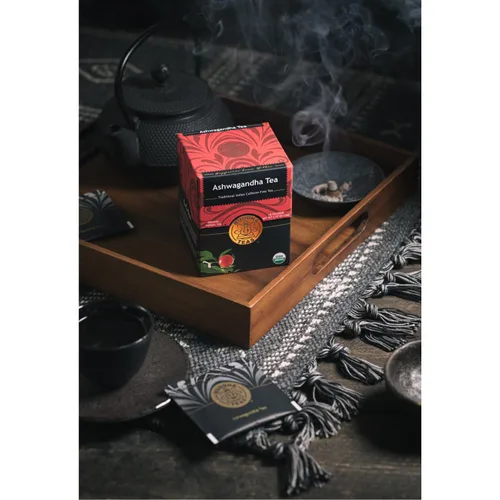 Vista 6 de Té de raíz de Ashwagandha– Hierbas Orgánicas – 18 bolsas de té libre de lavandina