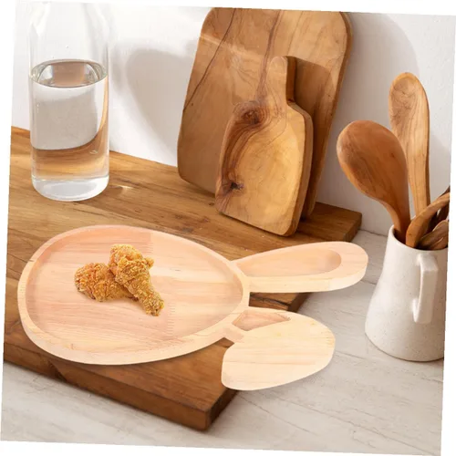 Vista 9 de Cabilock Tabla de cortar de conejo de Pascua, tabla de cortar de cocina, plato de conejo en forma de queso, postre, bandeja para servir charcutería