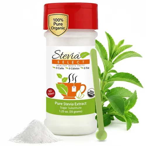 Vista 8 de Stevia Select Gotas líquidas de stevia llana, edulcorante cero calorías, extracto de stevia puro líquido natural, sustituto de azúcar a base