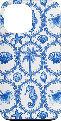 Vista 24 de Funda con estampado hawaiano para iPhone 16, nieta costera, niña de coco