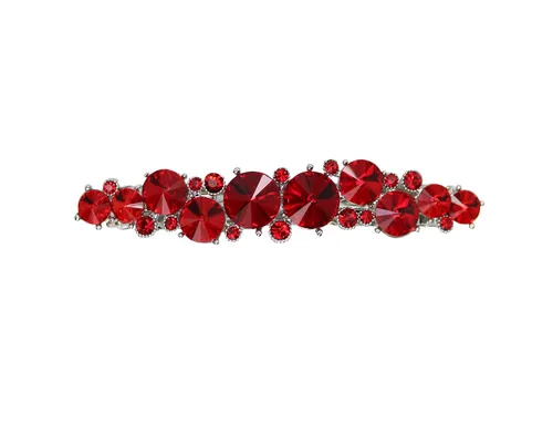 Vista 17 de Faship AB Premium Rhinestone Crystal Floral Pequeño Pasador De Pelo Clip