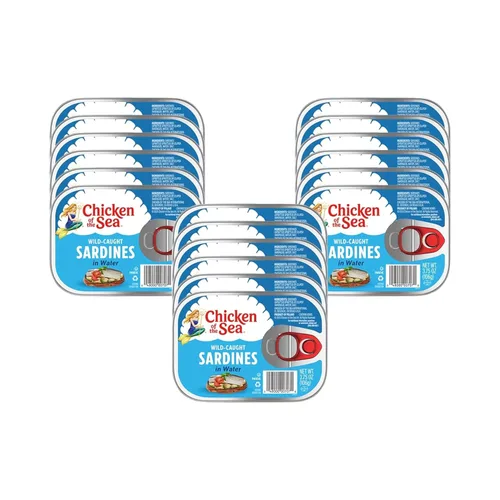 Vista 15 de Chicken of the Sea - Sardinas en salsa picante de Louisiana, 3.53 onzas. Paquete (Caja de 36), Sardinas capturadas en el medio silvestre