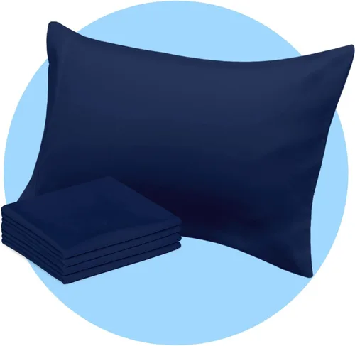 Vista 13 de Avalon Bedding Juego de 2 fundas de almohada de tamaño estándar color gris, mezcla de algodón de 200 hilos, suaves y transpirables, perfectas