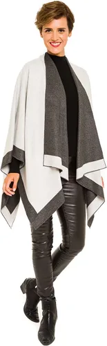 Vista 5 de MELIFLUOS DESIGNED IN SPAIN Women's Shawl Wrap Poncho Ruana Cape Cardigan Sweater Open Front for Fall Winter Spring
