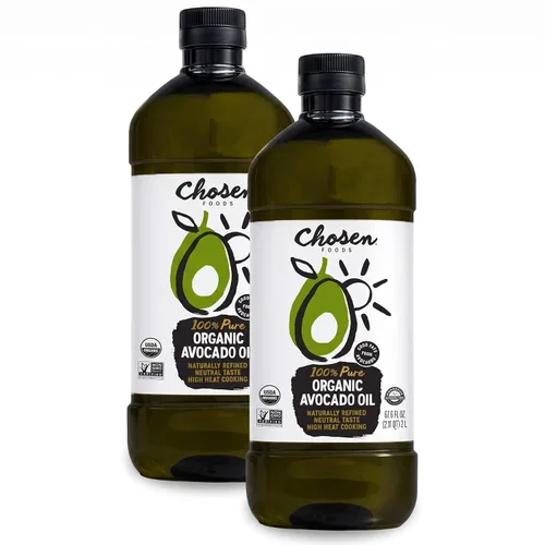 Vista 9 de Chosen Foods Aceite de aguacate orgánico para cocinar, 16.9 onzas líquidas (paquete de 1)