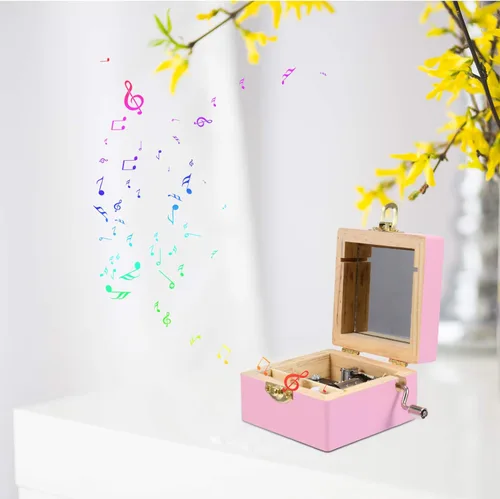 Vista 8 de VOSAREA - Caja de música con unicornio para niñas pequeñas diseño de unicornio