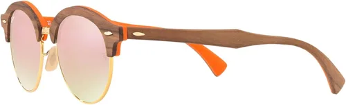 Vista 3 de Ray-Ban RB4246m Clubhouse - Gafas de sol redondas de madera