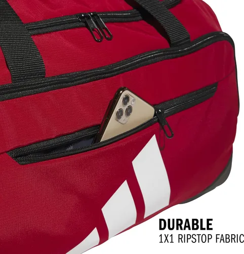 Vista 3 de adidas Defender 5.0 - Bolsa de lona duradera para deportes, gimnasio y viajes