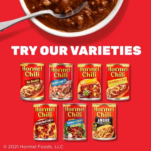 Vista 8 de Hormel Chili, Sin frijoles, 15 onzas