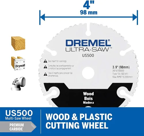 Vista 5 de Dremel US20V-01 20V MAX Kit de herramientas de sierra compacta inalámbrica (renovado)