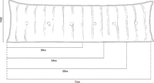 Vista 7 de WOWMAX Almohada rectangular para cabecero, almohada para respaldo de cama, almohada para sentarse en la cama, almohada de apoyo para la espalda
