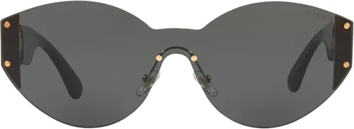 Vista 3 de Versace Gafas de sol montura dorada lentes gris-negras 1811in