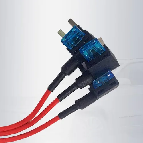 Vista 6 de 5 unids 12V Adaptador de grifo de fusible para automóvil de 12 V, mini ATM APM, portafusibles de hoja para automóvil y motocicleta (negro)