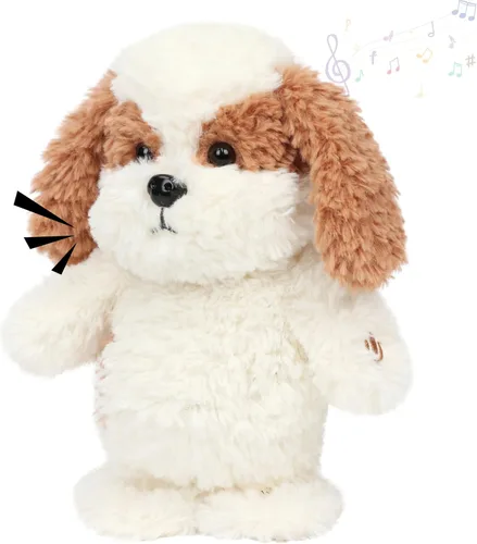 Vista 9 de Hopearl Muñeca negra que habla y canta, repite lo que dices, muñeca negra que camina, juguete animado interactivo, eléctrico, regalo de peluche