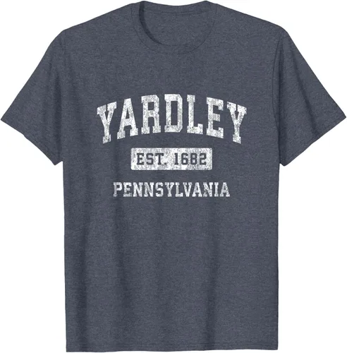 Vista 78 de Yardley Pennsylvania PA - Camiseta de manga corta, diseño deportivo