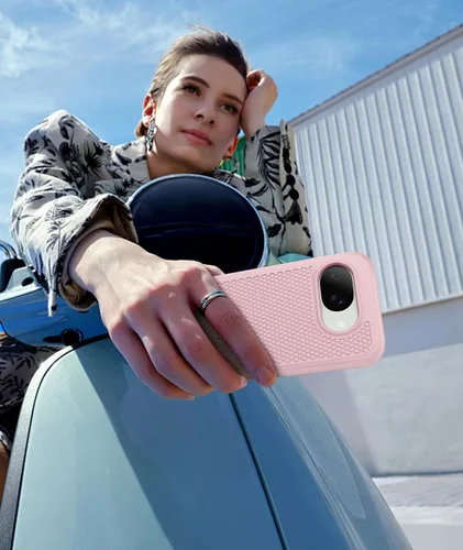 Vista 56 de FNTCASE Funda para iPhone 17 Pro: Fundas delgadas translúcidas de color azul claro compatibles con MagSafe, protección completa de la cámara