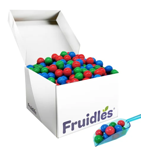 Vista 7 de Fruidles Blow Pop - Bolas de goma de mascar saborizadas para bufé, recambios de tamaño de máquina, certificado Kosher Parve, 1 pulgada (1 libra)