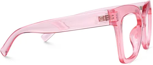 Vista 14 de Zeelool Gafas de luz azul para mujer de moda de tira cuadrada de moda gafas de computadora gafas antifatiga ocular Malcolm JGA000269-22B