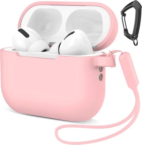 Vista 13 de MATEPROX Funda compatible con AirPods Pro 3 con llavero/correa de mano, Airpod Pro de 3ª generación [2025] Funda protectora de silicona a prueba