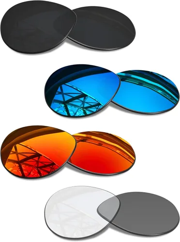 Vista 8 de Set of 4 Replacement Lenses for Ray-Ban Meta Gen1&2&3 AI Glasses Stealth Black & Fire Red & Ice Blue & Eclipse Fotocromático