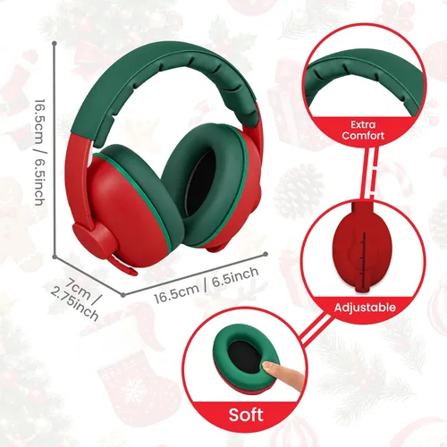Vista 51 de Auriculares de bebé para protección contra el ruido, color blanco