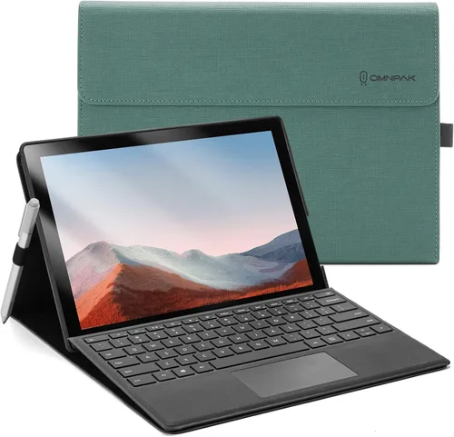 Vista 10 de Omnpak Microsoft Surface Pro 7 Funda, Funda Protectora para Surface Pro 7 Plus de 12.3 Pulgadas, Surface Pro 7, Surface Pro 6, Pro 5, Pro 4