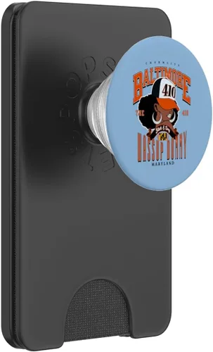 Vista 8 de Repping Baltimore 410 Melanin Pride PopSockets Adhesive PopGrip