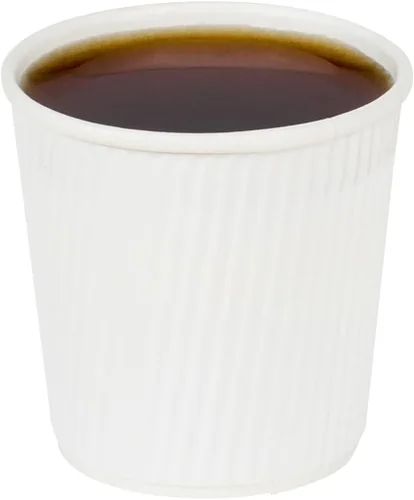 Vista 29 de Tazas para café de papel aislado, pared ondulada, kraft, 12 onzas - Caja de 25 unidades - tapas a juego: RWA0360B, RWA0360W, RWA0328LG, RWA0328GR