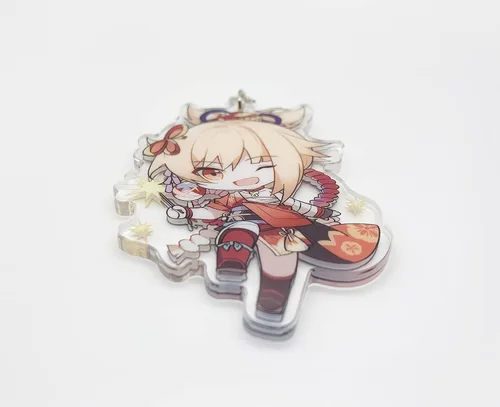 Vista 21 de YJacuing Genshin Impact - Figura de llavero de acrílico