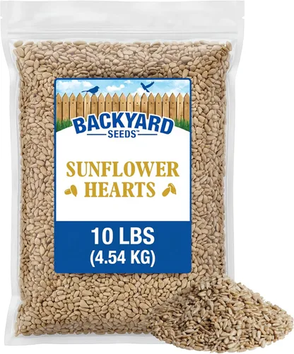 Vista 15 de CountryMax Semillas de pájaro sin residuos de chips de girasol (10 libras)