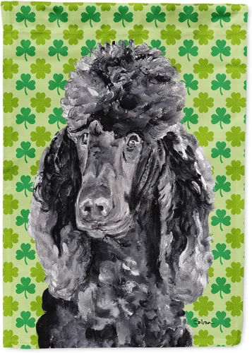 Vista 111 de Caroline's Treasures SS4442GF Affenpinscher Bandera de jardín con retrato de trébol del día de San Patricio para buzón, bandera decorativa