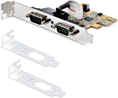 Vista 9 de StarTech Tarjeta de interfaz serie PCI Express de 2 puertos, TAA