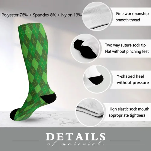 Vista 6 de devor Womens Cotton Socks Boot Socks Women Dress Sock Humor St.Patricks Day Sock