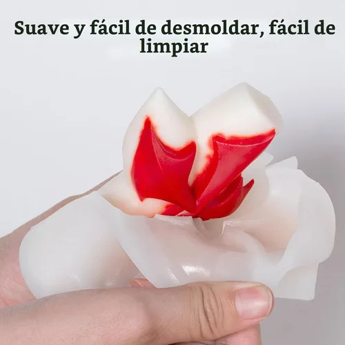 Vista 5 de Moldes de silicona para velas cruzadas, molde de fundición de resina para hacer velas religiosas, yeso de arcilla polimérica