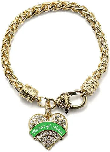 Vista 228 de Inspired Silver - Pulsera de plata con dije de corazón pavé con circonitas cúbicas