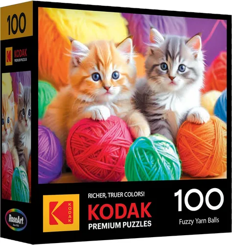 Vista 7 de RoseArt Kodak Premium Golden Puppy Pals 100 Piece Jigsaw Puzzle