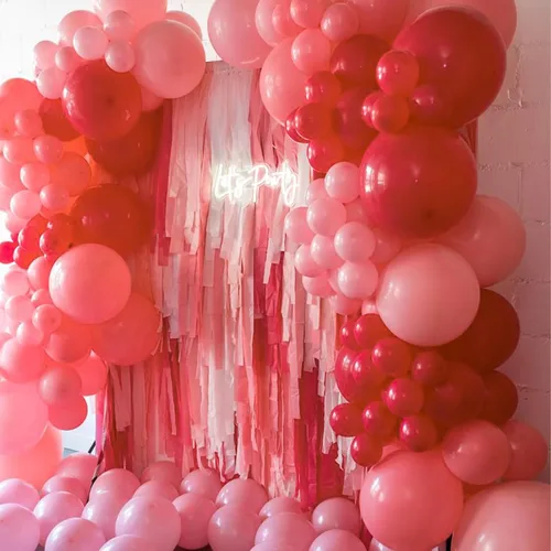 Vista 147 de PartyWoo 50 globos de látex color piel albaricoque, globos de helio boho de Albaricoque-f05