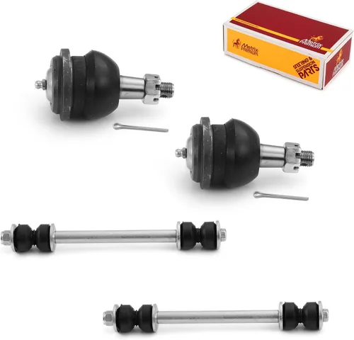 Vista 100 de Metrix Premium Chassis Parts - Juego de 4 piezas de articulación de rótula superior y barra estabilizadora delantera para Ford Ranger RWD 1998-2011
