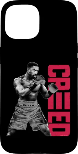 Vista 6 de Adonis Creed Pose with Vertical Logo red Case for iPhone 17