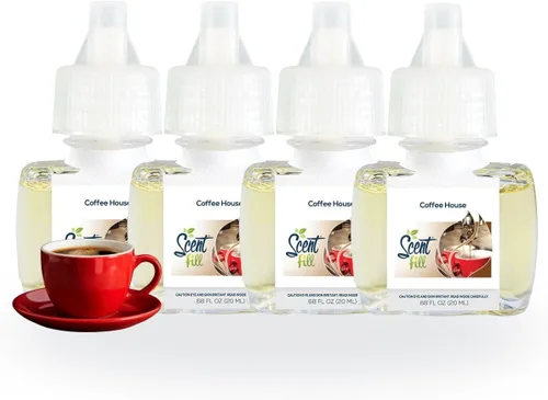 Vista 8 de Scent Fill Ambientador enchufable de sidra de manzana, 4 recambios de aceite perfumado