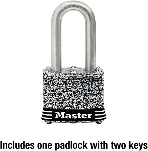 Vista 6 de Master Lock 3SSKADLF - Candado de acero inoxidable para exteriores con llave, 1 paquete