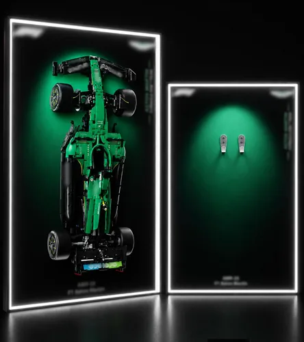 Vista 8 de Pantalla de pared con luz LED para Lego Technic 42228 McLaren MCL39 B