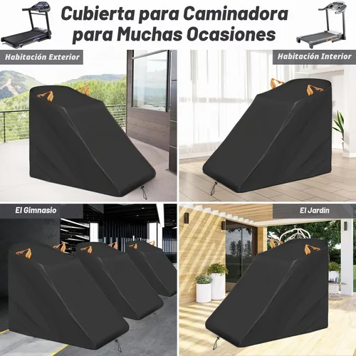Vista 4 de XYZCTEM Cubierta de cinta de correr impermeable a prueba de polvo, cubierta para máquina de correr, equipo de entrenamiento de ejercicio, protección