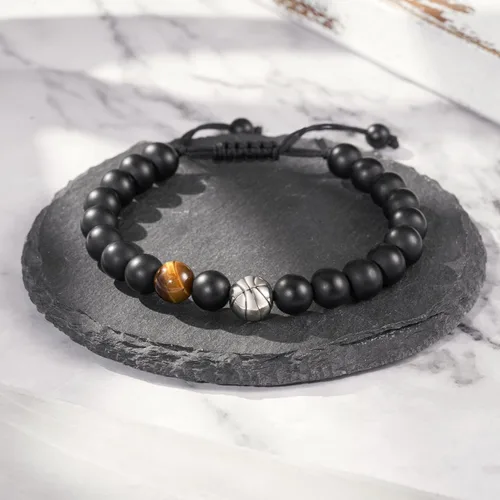 Vista 3 de Pulsera de béisbol, fútbol, baloncesto, hockey, golf, fútbol, regalos para niños y hombres