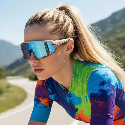 Vista 2 de BangLong Gafas de sol deportivas para ciclismo, protección UV400, para pesca, conducción, correr, béisbol, para hombres y mujeres