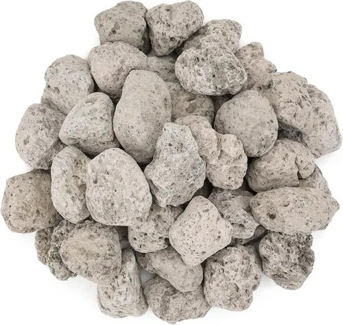 Vista 9 de Stanbroil Rocas de lava natural de 2.0 a 2.8 pulgadas para hoguera, chimenea de 5 libras